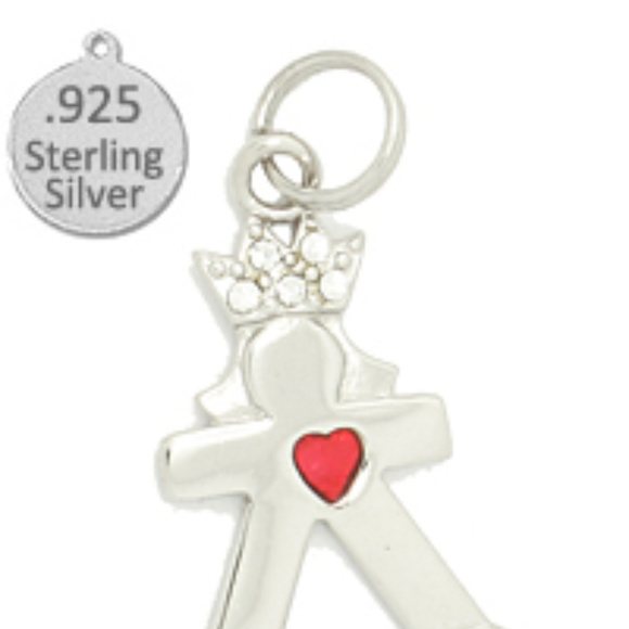 Sterling Silver Queen for a day charm NWT - Picture 2 of 2